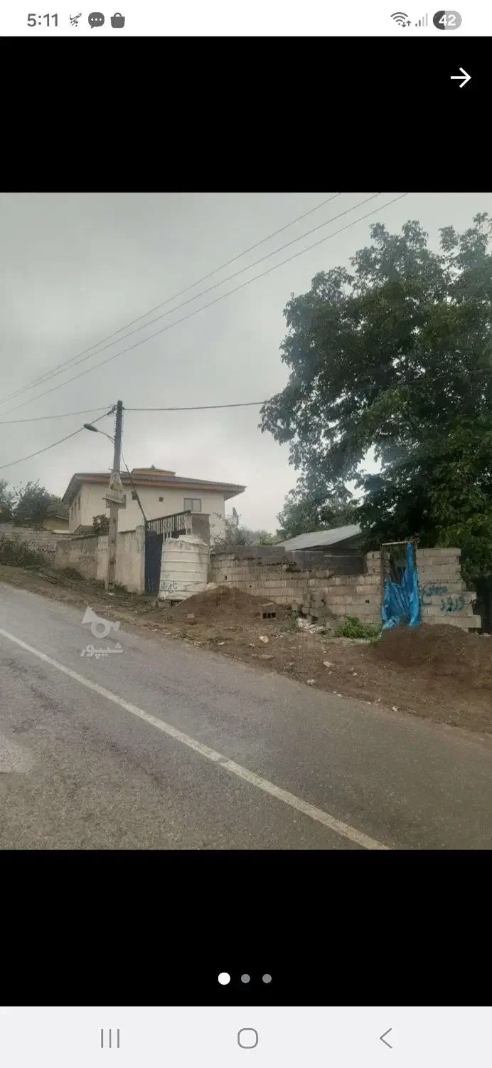 زمین تجاری مسکونی داخل بافت و دارای پروانه ساخت|فروش زمین و ملک کلنگی|امامزاده عبدالله, |دیوار