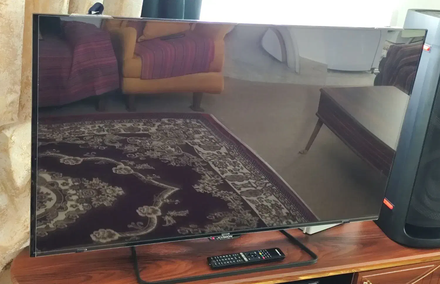 تلویزیون ۵۰ اینچ ایکس ویژن|تلویزیون و پروژکتور|رشت, جانبازان|دیوار