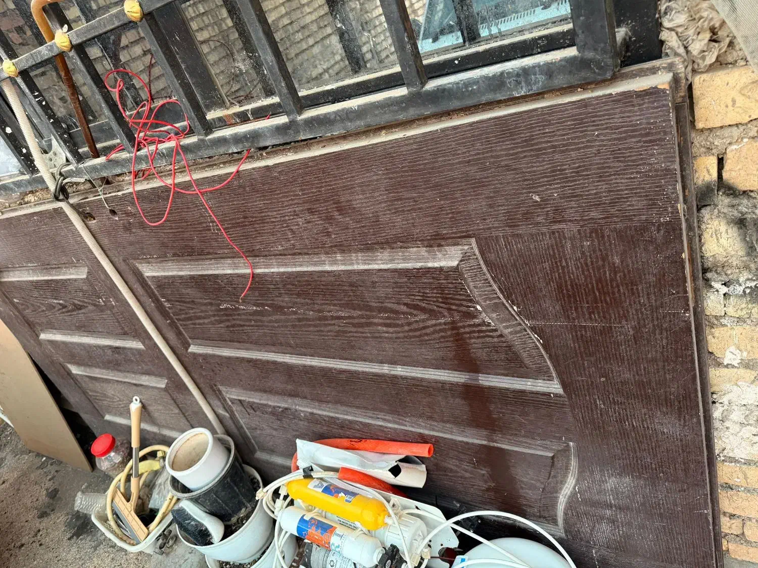 یک عدد درب چوبی|مصالح و تجهیزات ساختمان|اهواز, شهرک اندیشه|دیوار