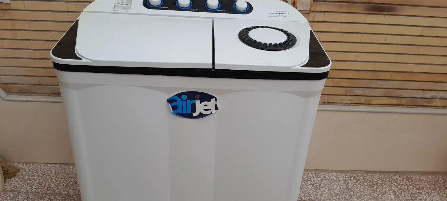 فروش لباسشویی دوقلو زیر قیمت|ماشین لباسشویی و خشککن لباس|کاشان, شاهد|دیوار