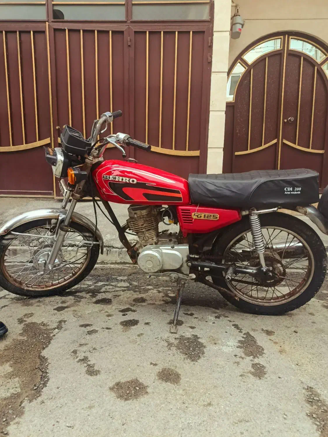 موتور ۱۲۵ مزایده|موتورسیکلت|سلماس, |دیوار