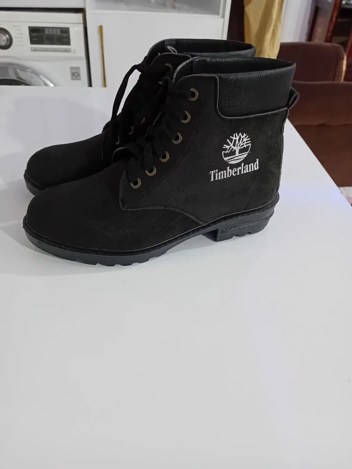 یک جفت کفش نیم بوت مشکی سایز ۳۹|کیف، کفش، کمربند|قوچان, |دیوار