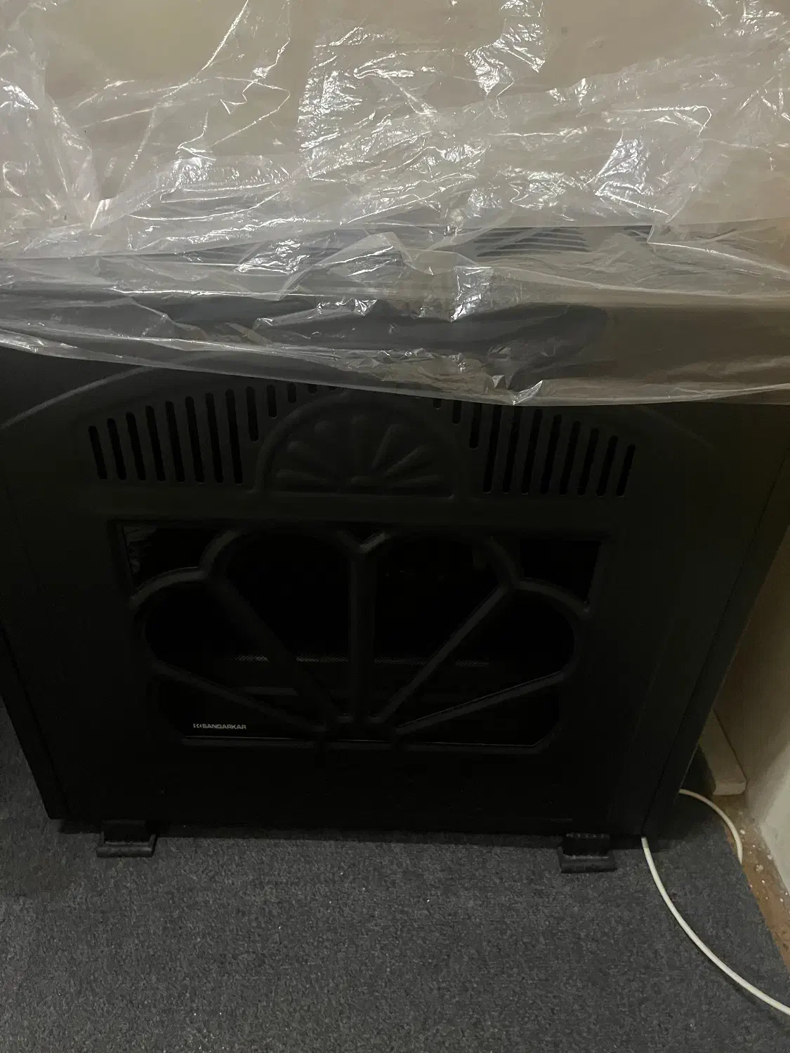 بخاری طرح دکوراتیو|بخاری، هیتر، شومینه|بندر انزلی, آذربایجان|دیوار