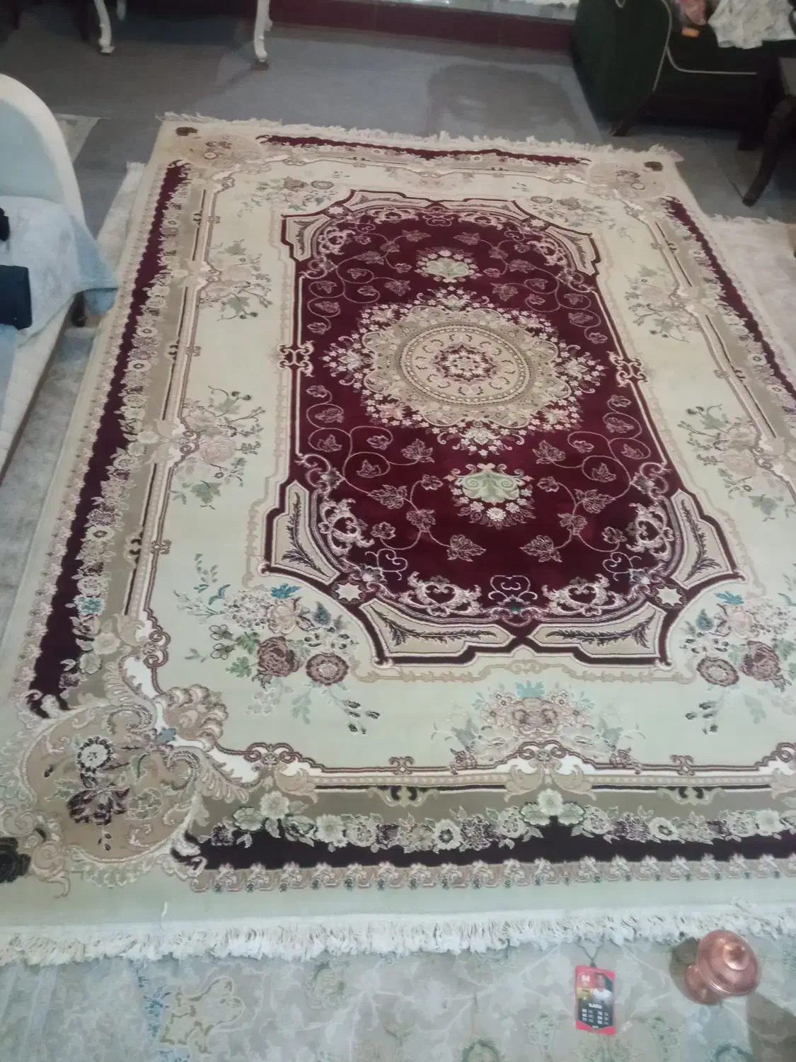 فرش ۶ متری جفت|فرش|نقده, |دیوار