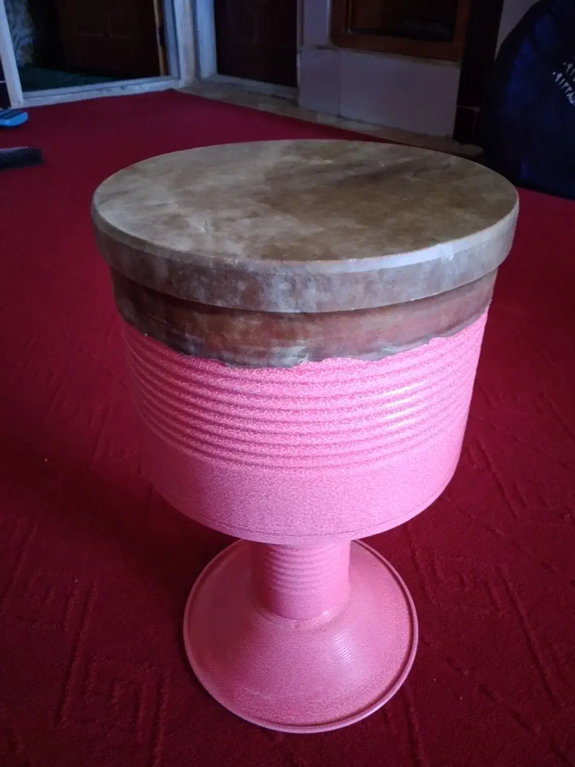 تنبک فلزی درحدنو|سازهای سنتی|الشتر, |دیوار