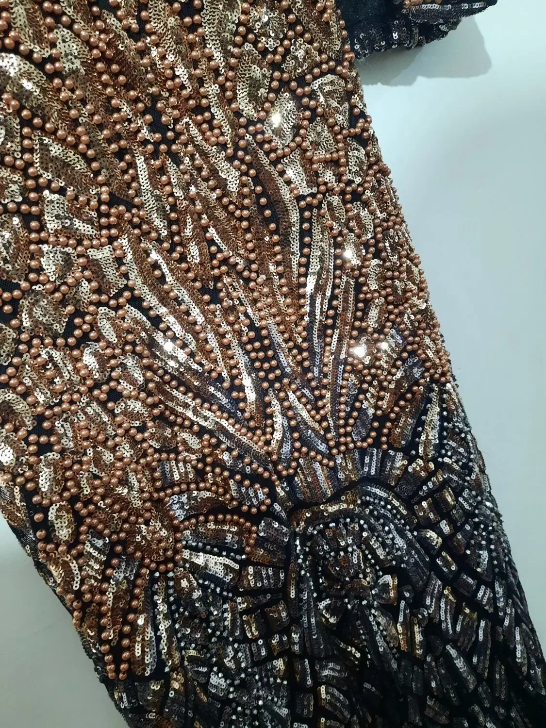 لباس مجلسی کارشده شیک|لباس|کبودرآهنگ, |دیوار