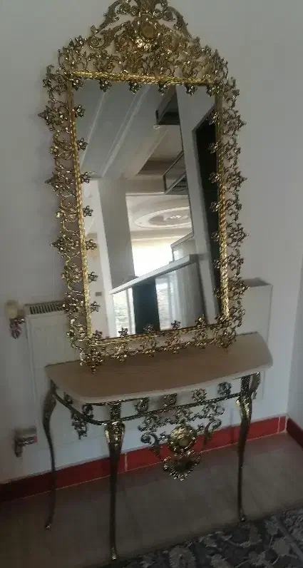 آینه برنز|مبلمان خانگی و میز عسلی|نورآباد, |دیوار