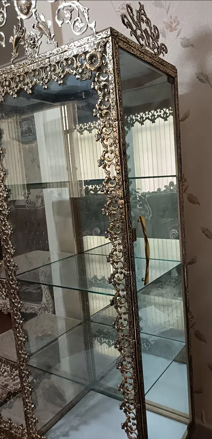 بوفه برنز اصل|بوفه، ویترین، کنسول|میانه, |دیوار