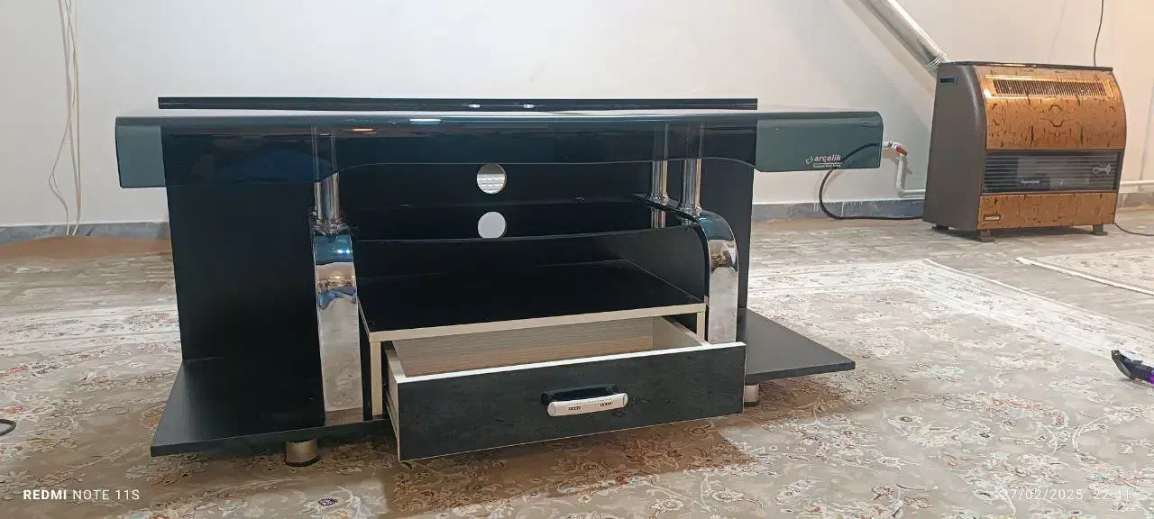 میز تلویزیون شیشهای ترکیه ارچلیک|میز تلویزیون|مرند, |دیوار