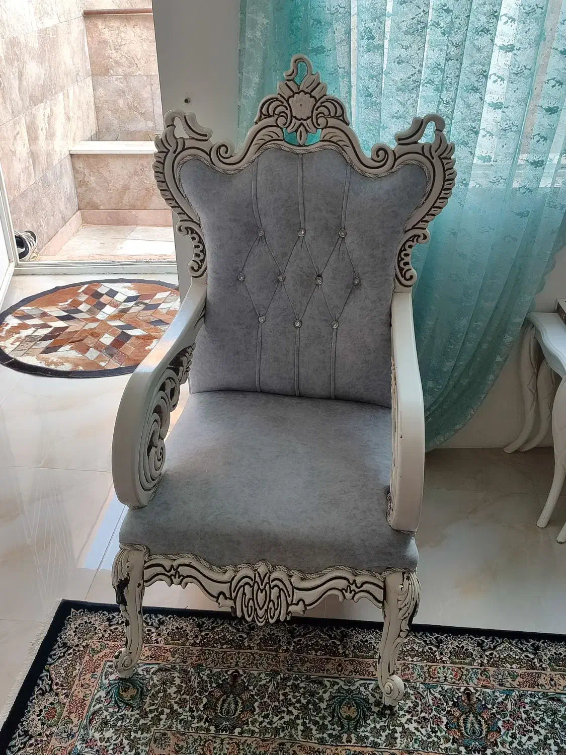 مبل 7 نفره طرح دسته گیتار|مبلمان خانگی و میز عسلی|میاندوآب, |دیوار