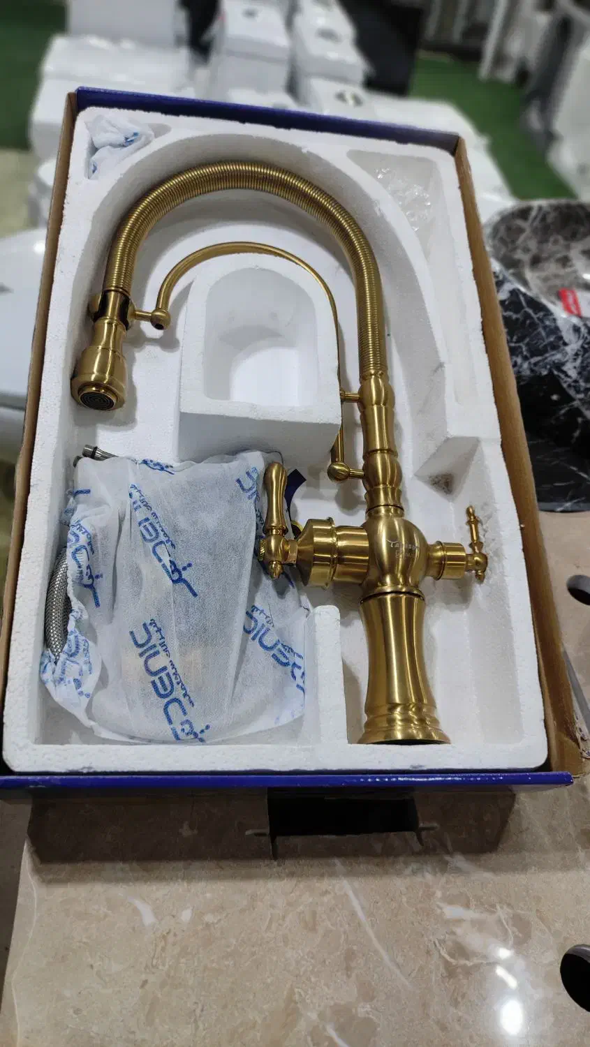 شیر ظرفشویی  دومنظوره فنری طلامات|مصالح و تجهیزات ساختمان|لاهیجان, گلستان|دیوار