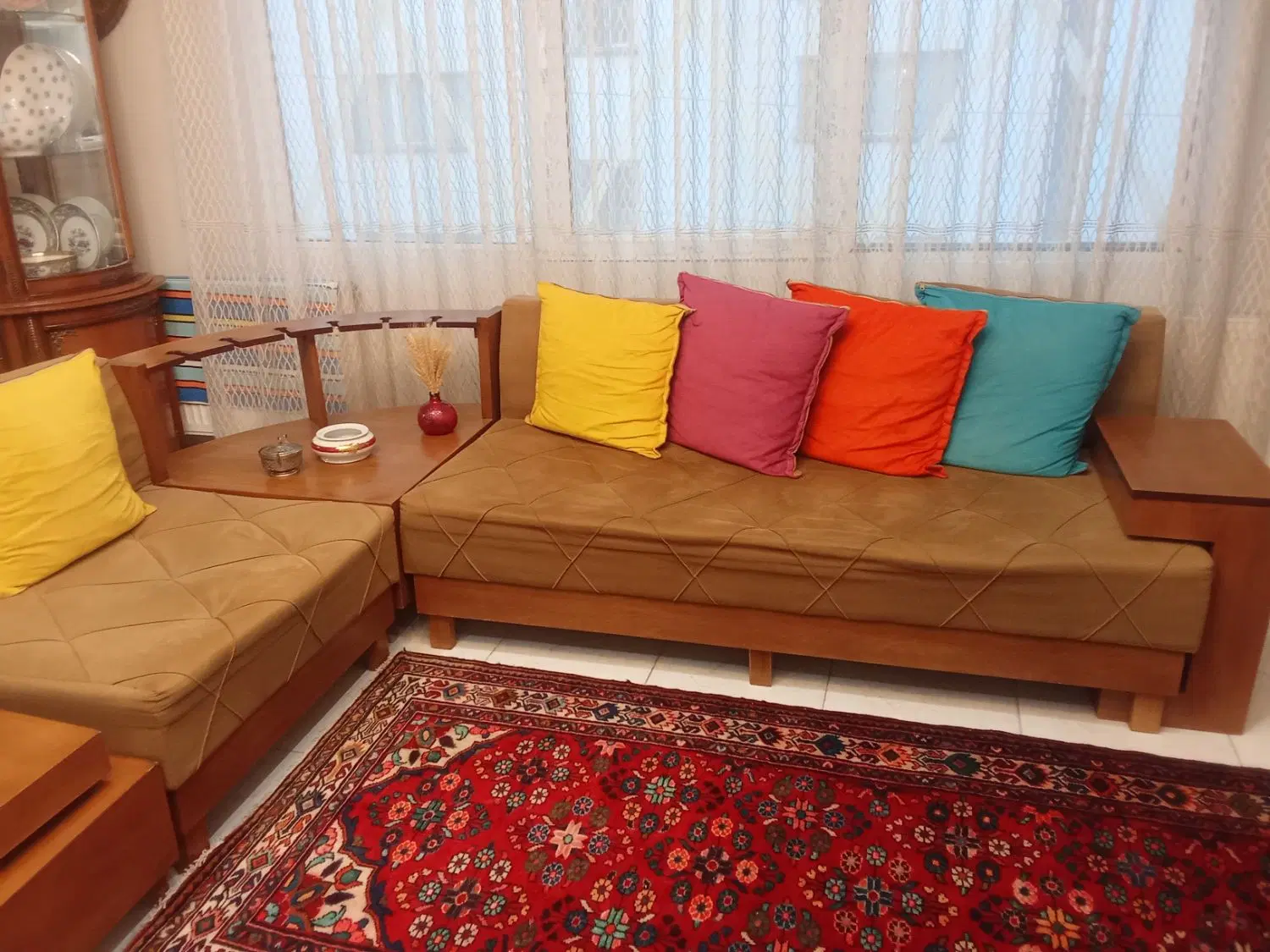 مبلمان راحتی ۷نفره|مبلمان خانگی و میز عسلی|تهران, فرمانیه|دیوار