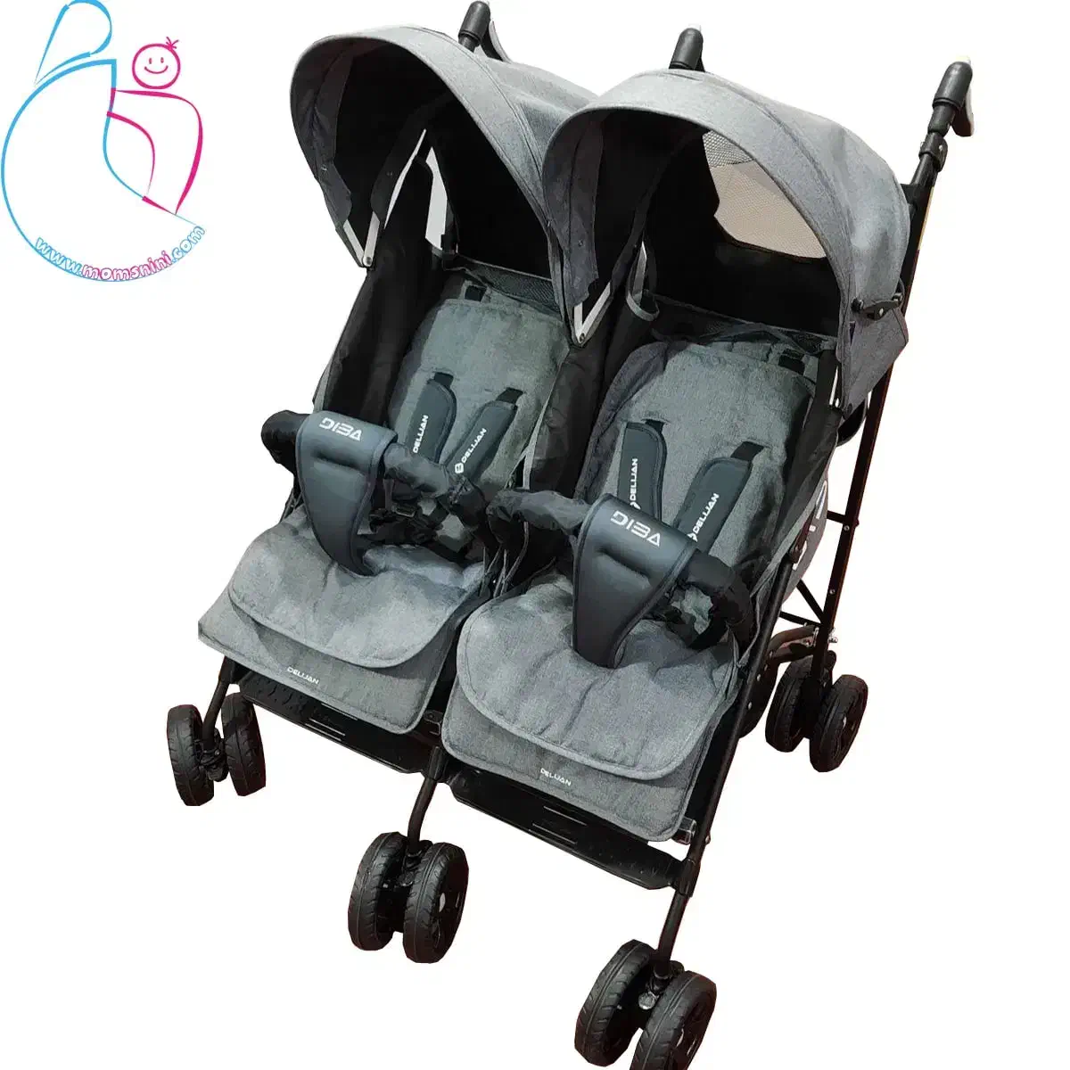 کالکسه دوقلو کنارهم دیبا پلاس برند دلیجان|کالسکه و لوازم جانبی|بیرجند, |دیوار