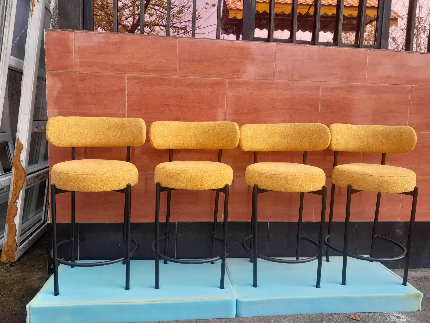 صندلی اوپن فلزی مستقیم از تولیدی|میز و صندلی غذاخوری|رشت, جانبازان|دیوار