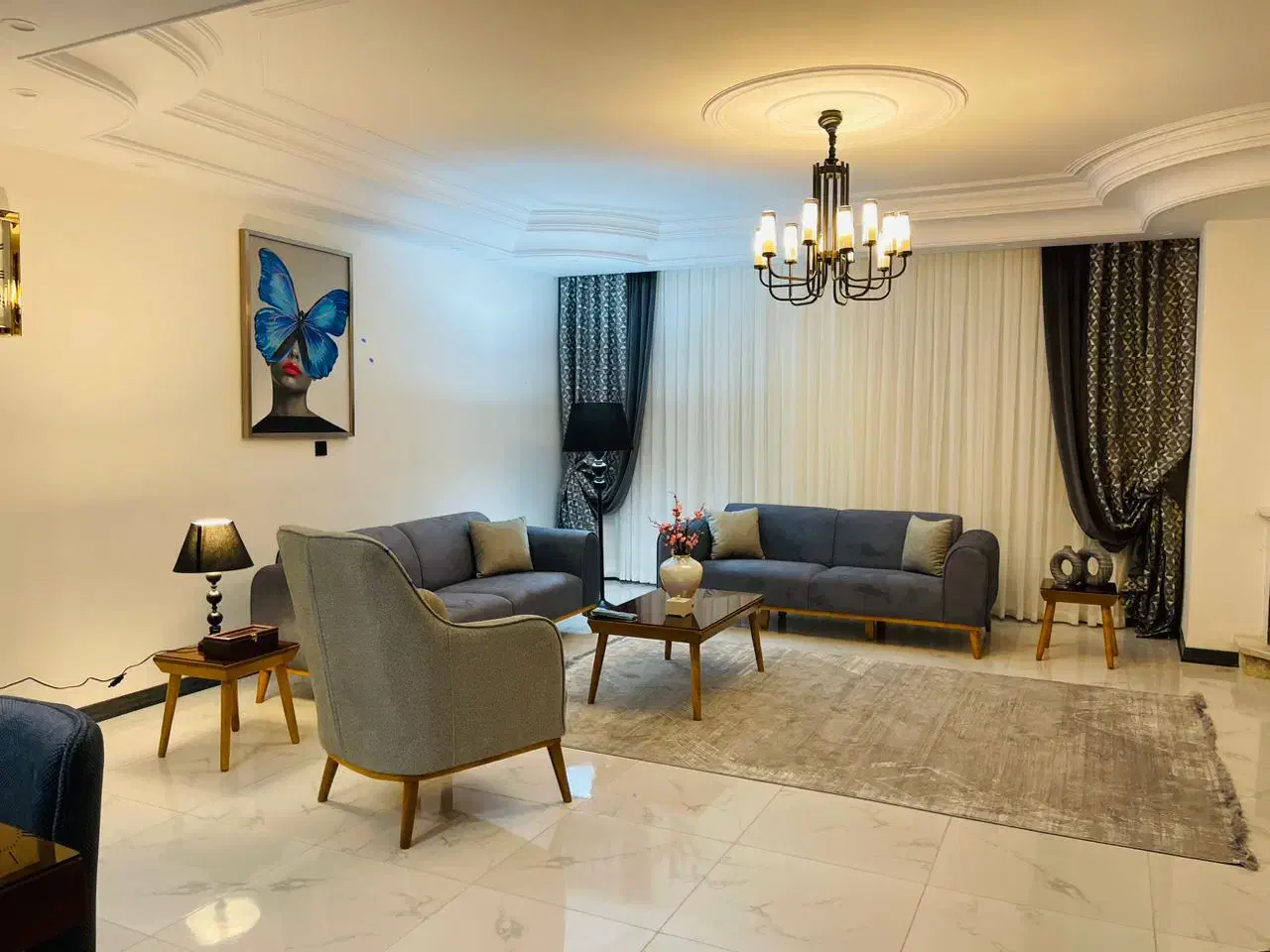 آپارتمان مبله غرب تهران|اجارهٔ کوتاه‌مدت آپارتمان و سوئیت|تهران, باغ فیض|دیوار