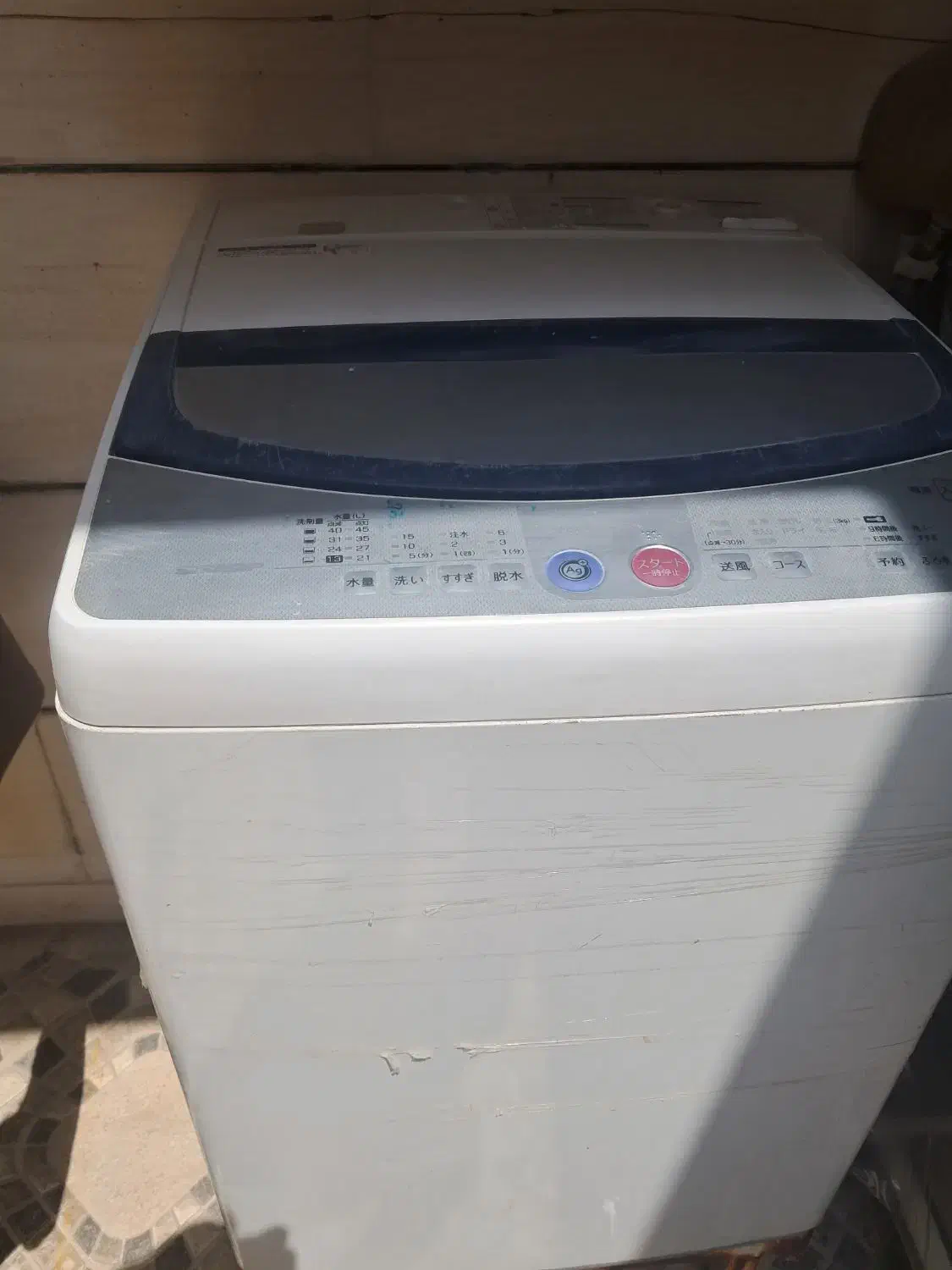 فروش لباسشویی شارپ نیازمند تعمیر|ماشین لباسشویی و خشک‌کن لباس|امیدیه, |دیوار