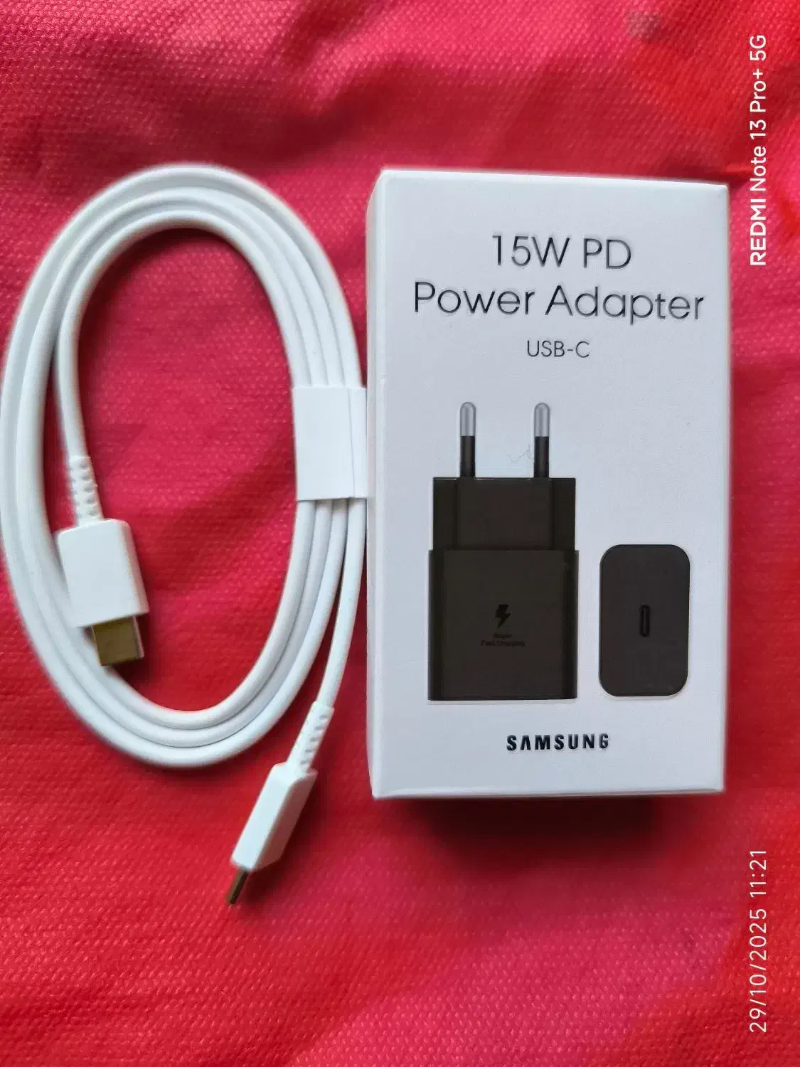 شارژر سامسونگ۱۵وات اصلی اورجینال|لوازم جانبی موبایل و تبلت|مسجد سلیمان, |دیوار