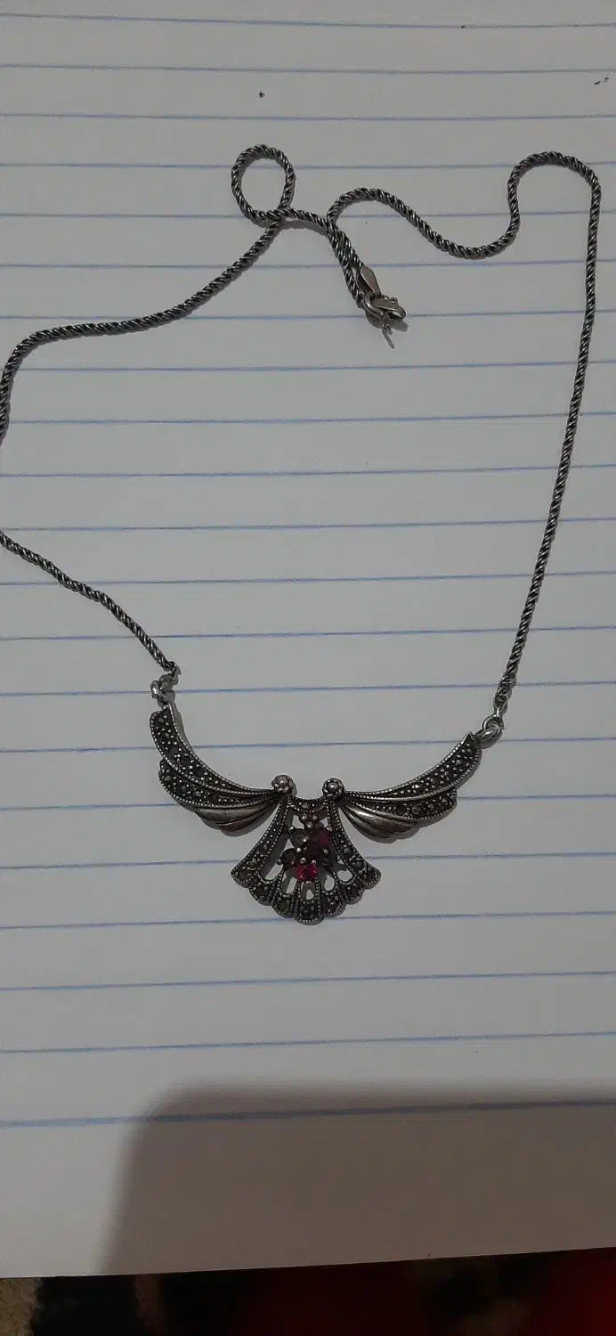 گردنبندنقره عتیقه|کلکسیون اشیاء عتیقه|نجف‌آباد, حومه نجف آباد|دیوار