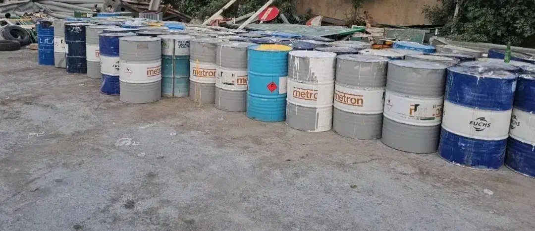 بشکه فلزی 200لیتری نو|عمدهفروشی|خلخال, |دیوار