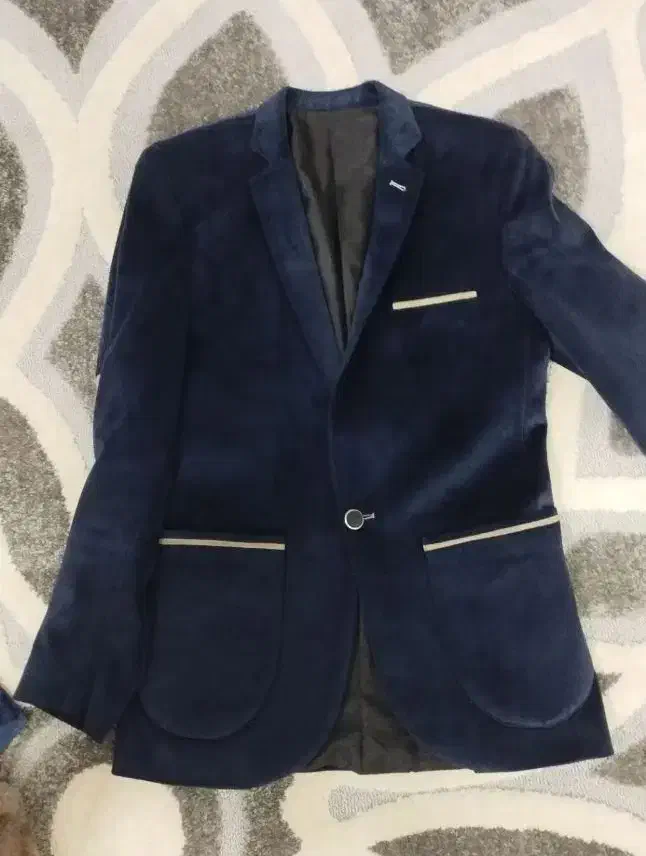 کت سرمه ای مخمل مردانه اکبند نو|لباس|قم, بنیاد|دیوار