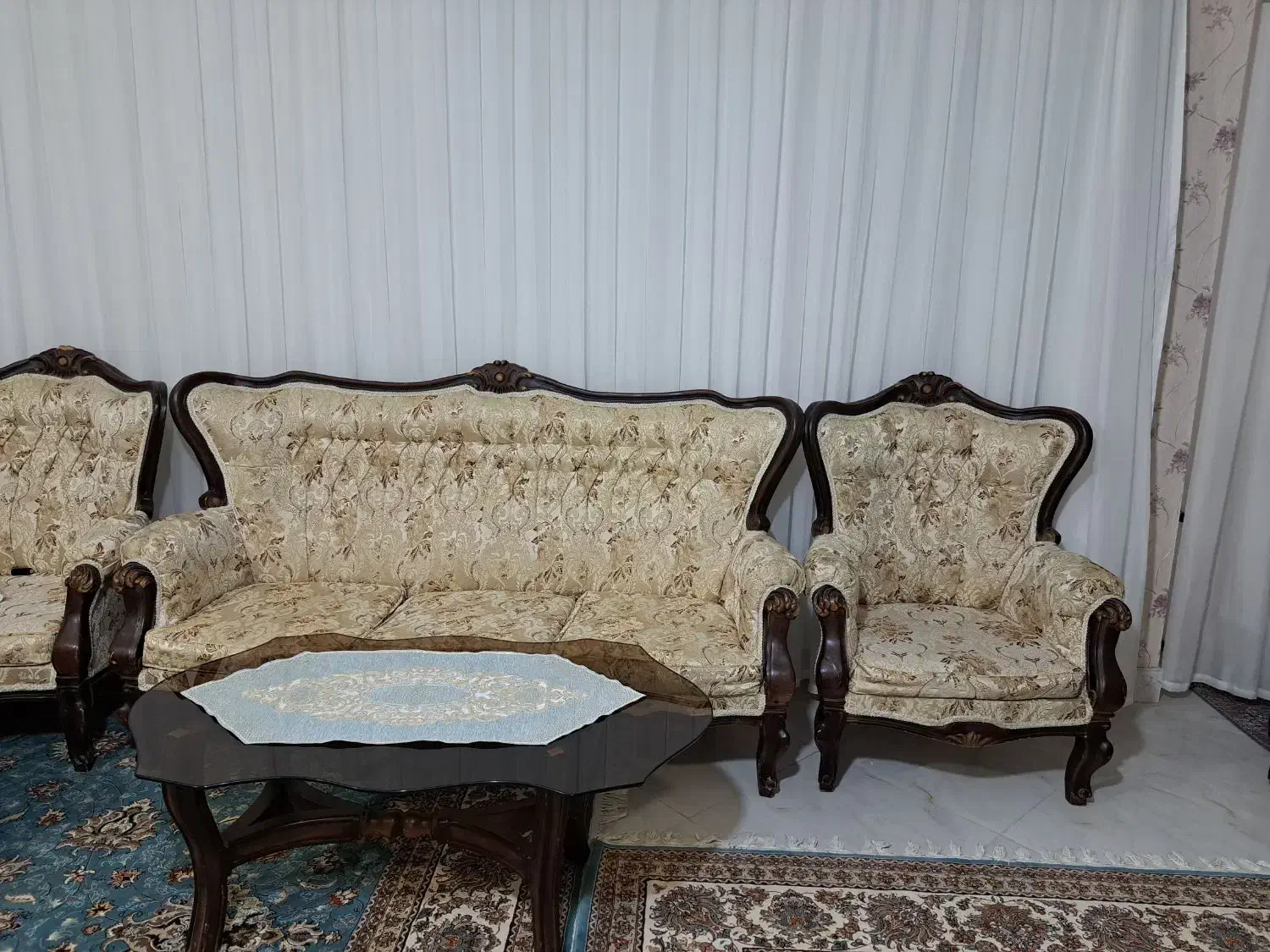 مبل سلطنتی|مبلمان خانگی و میز عسلی|سرپل ذهاب, |دیوار
