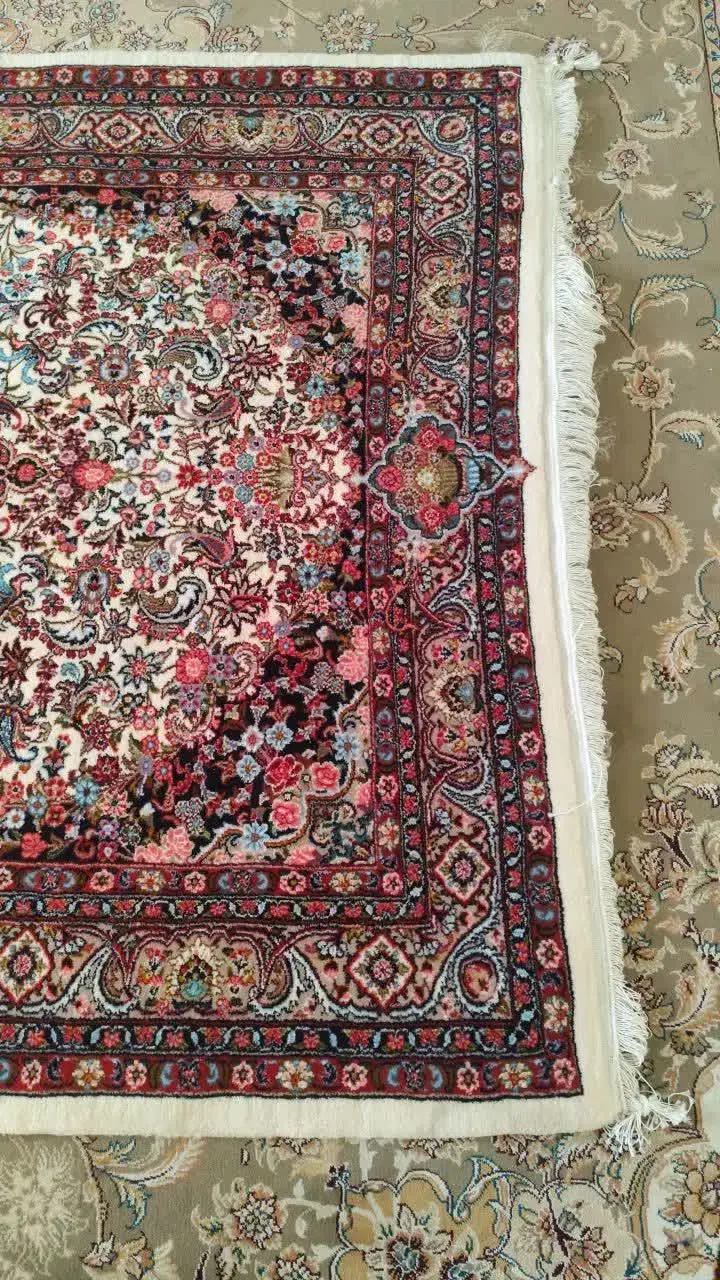 فرش دستبافت دو زرعی طرح بیجار|فرش|همدان, |دیوار