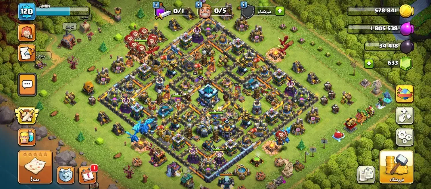 اکانت کلش آف کلنز|کنسول، بازی ویدئویی و آنلاین|یاسوج, |دیوار