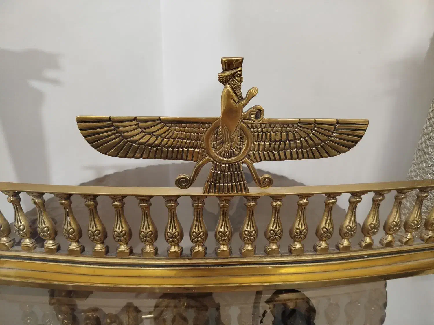 گارد شومینه برنزی|بخاری، هیتر، شومینه|تهران, علم و صنعت|دیوار