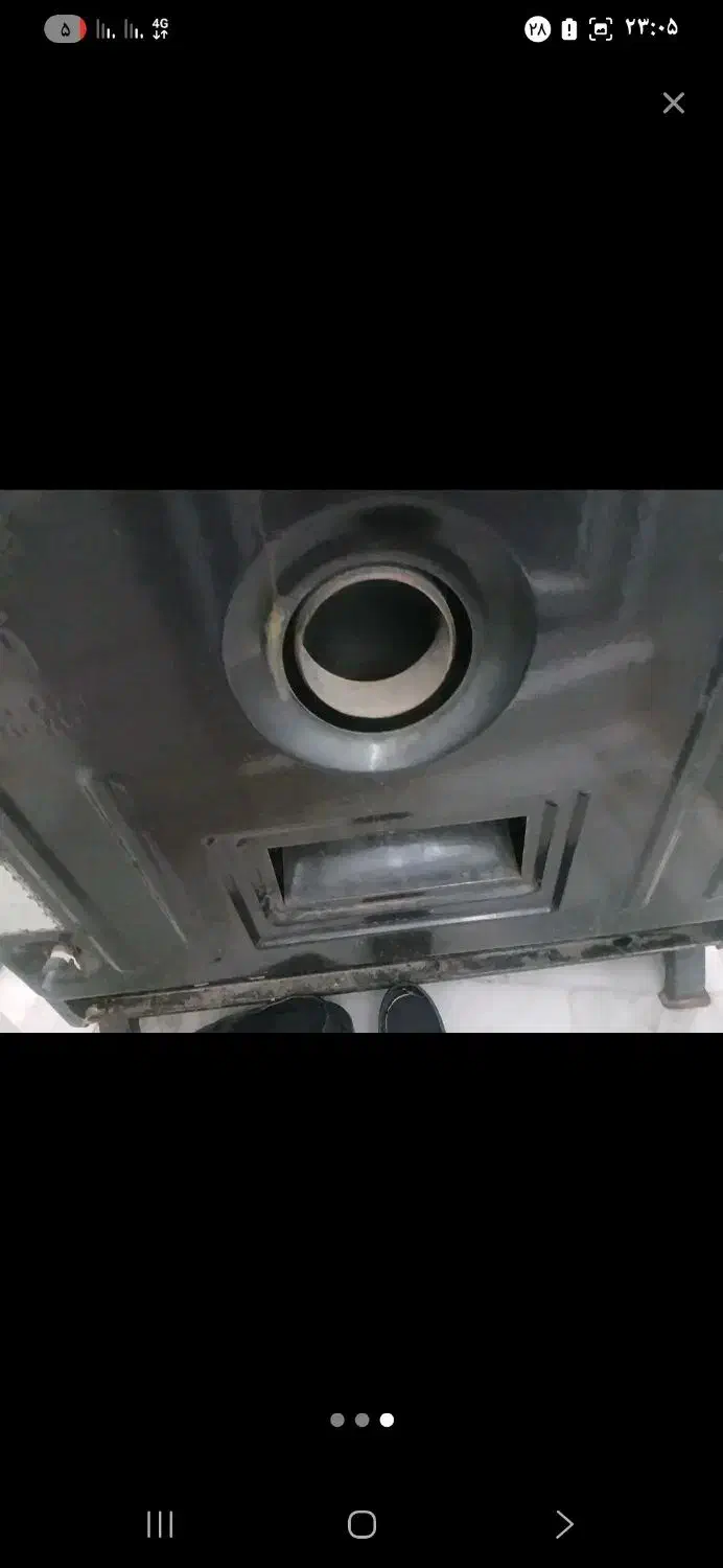 بخاری قدیمی|بخاری، هیتر، شومینه|قم, قلعه کامکار|دیوار