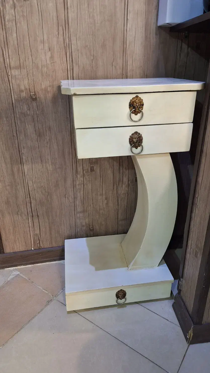 ست میز تلویزیون ، میز تلفن و ساعت ایستاده|میز تلویزیون|مشهد, شهرک لشکر (شهرک غرب)|دیوار