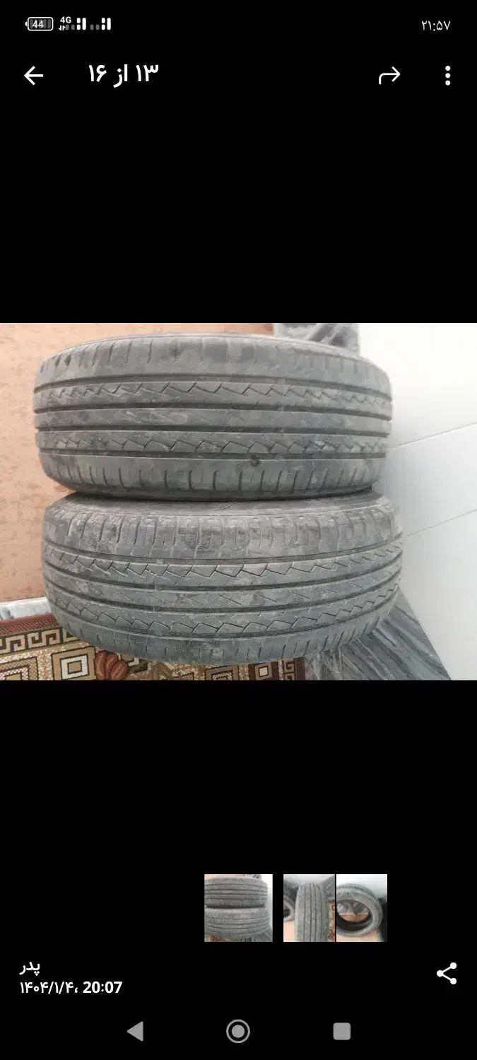 یک جفت لاستیک سمندی ایران تایر|قطعات یدکی و لوازم جانبی|اراک, |دیوار