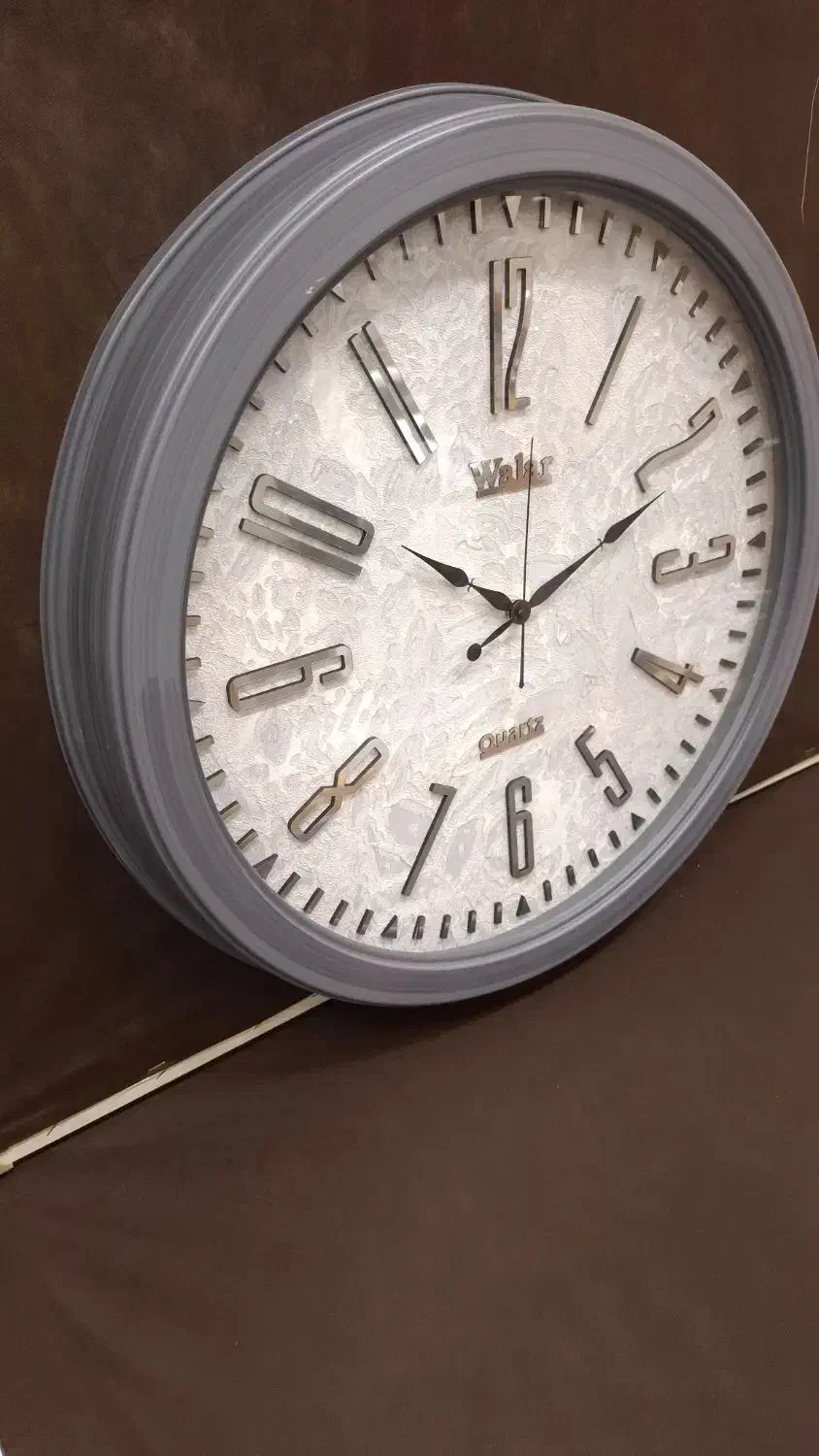 ساعت والار موتورارآم گرد بدون صدا باضمانت کتبی|ساعت دیواری و تزئینی|مشهد, مصلی (کارمندان اول)|دیوار