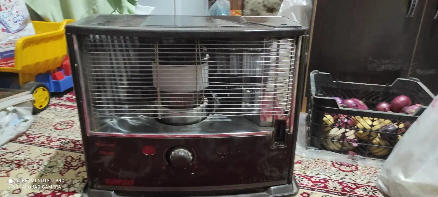 بخاری نفتی اصل ژاپنی در حد نو|بخاری، هیتر، شومینه|شیدا, |دیوار