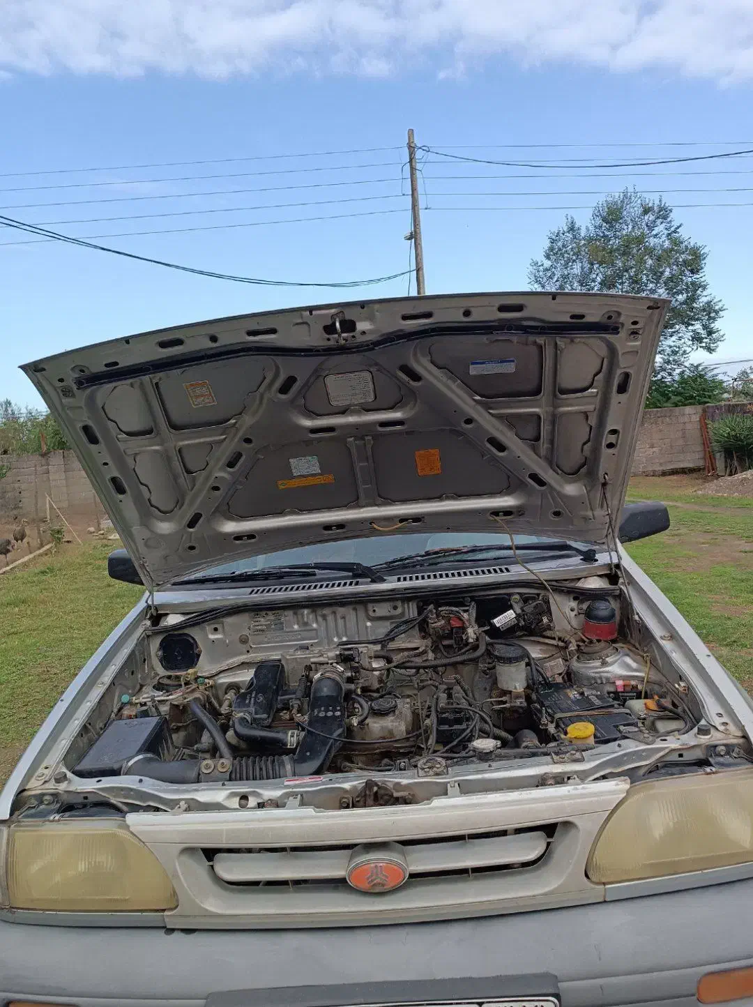 فروشی پراید مدل ۸۵ نقره ایی دوگانه سوز کار خانه|خودرو سواری و وانت|تالش, جوکندان|دیوار