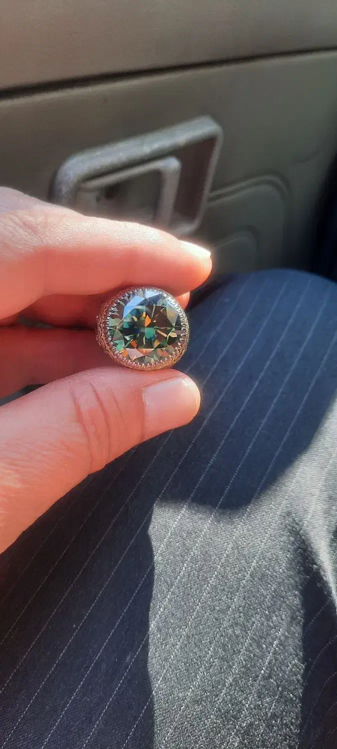 انگشتر موزنایت کلکسیونی استاد حیاتی|جواهرات|ارومیه, |دیوار