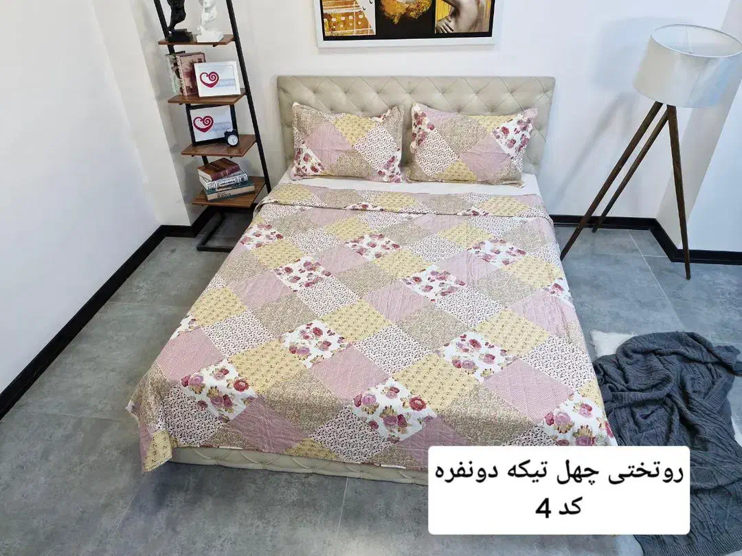 فروش تکی و عمده روتختی چهل تیکه کتان نخ ترک|سرویس روتختی|قزوین, |دیوار