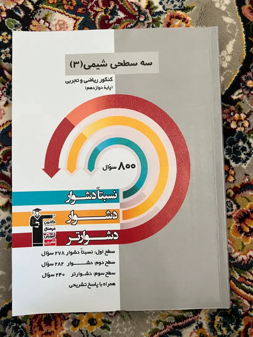 کتاب سه سطحی|کتاب و مجله آموزشی|تهران, مروارید شهر|دیوار