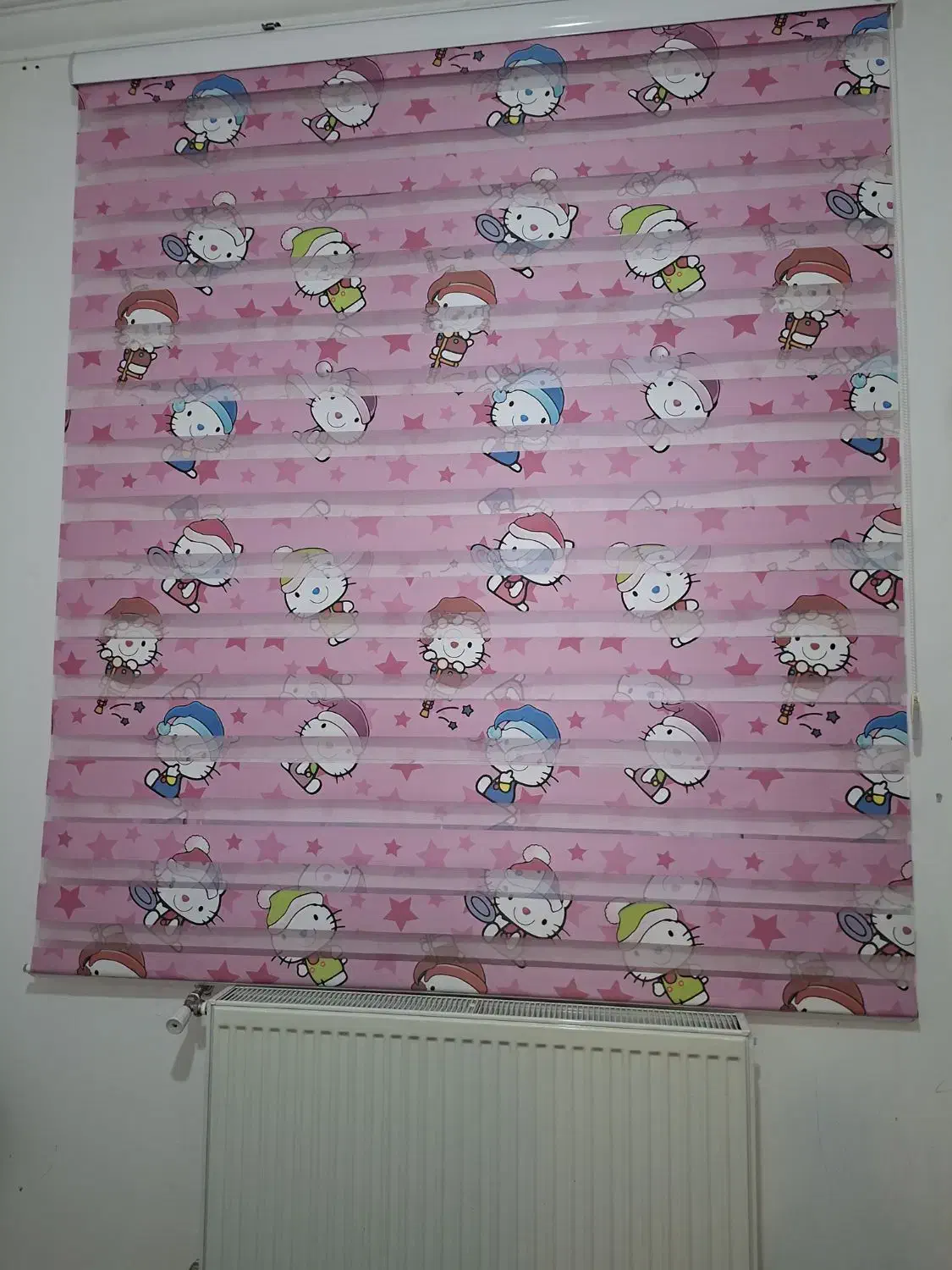 پرده زبرا اتاق کودک صورتی|پرده، رانر، رومیزی|بروجرد, |دیوار