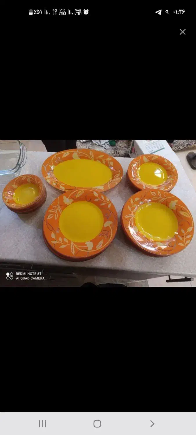 سرویس ۱۸ نفره نایس اوپال با کسری|ظروف سرو و پذیرایی|قزوین, |دیوار