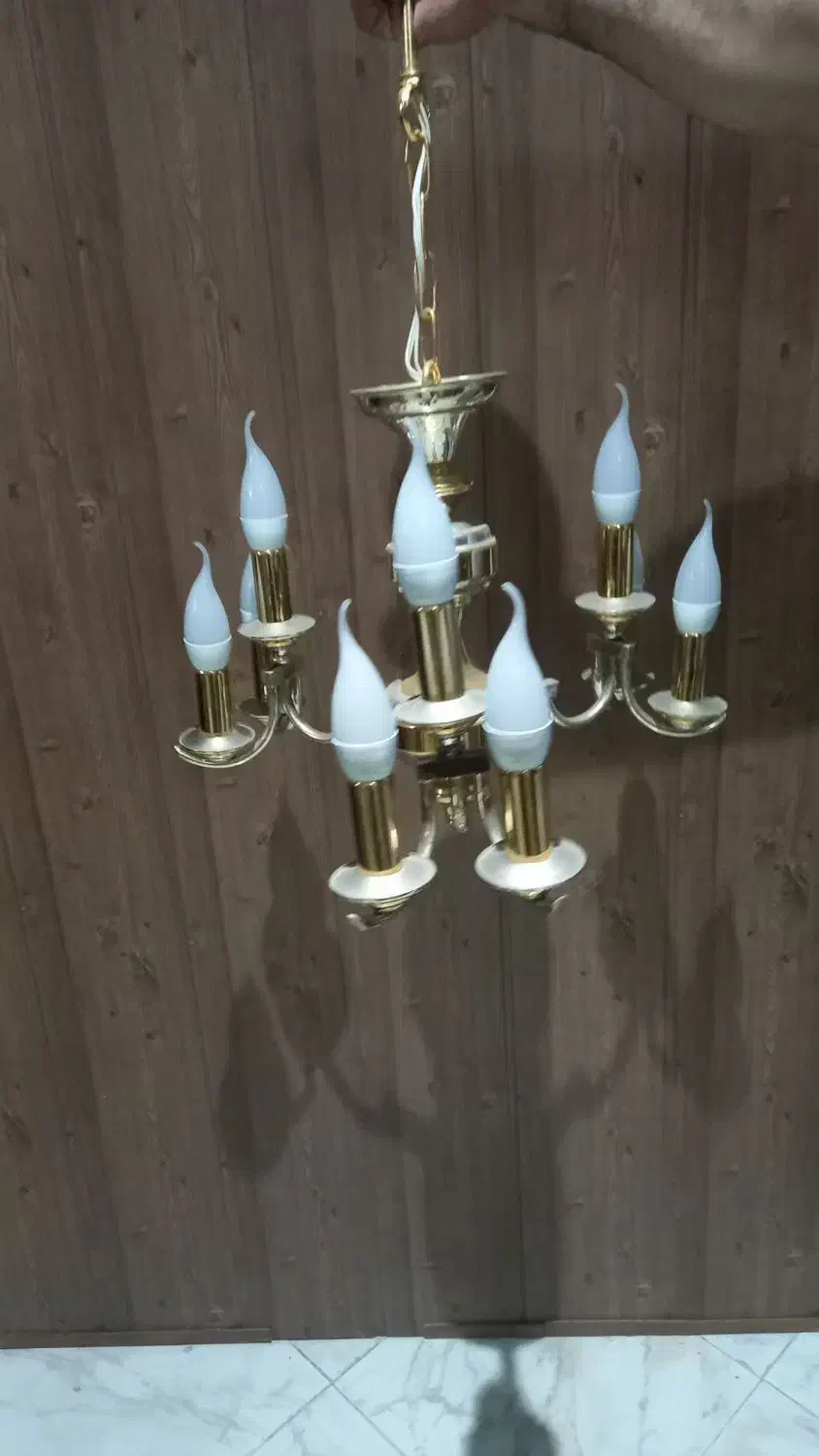 لوستر|لوستر و چراغ آویز|مشهد, شاهد (شهرک غرب)|دیوار