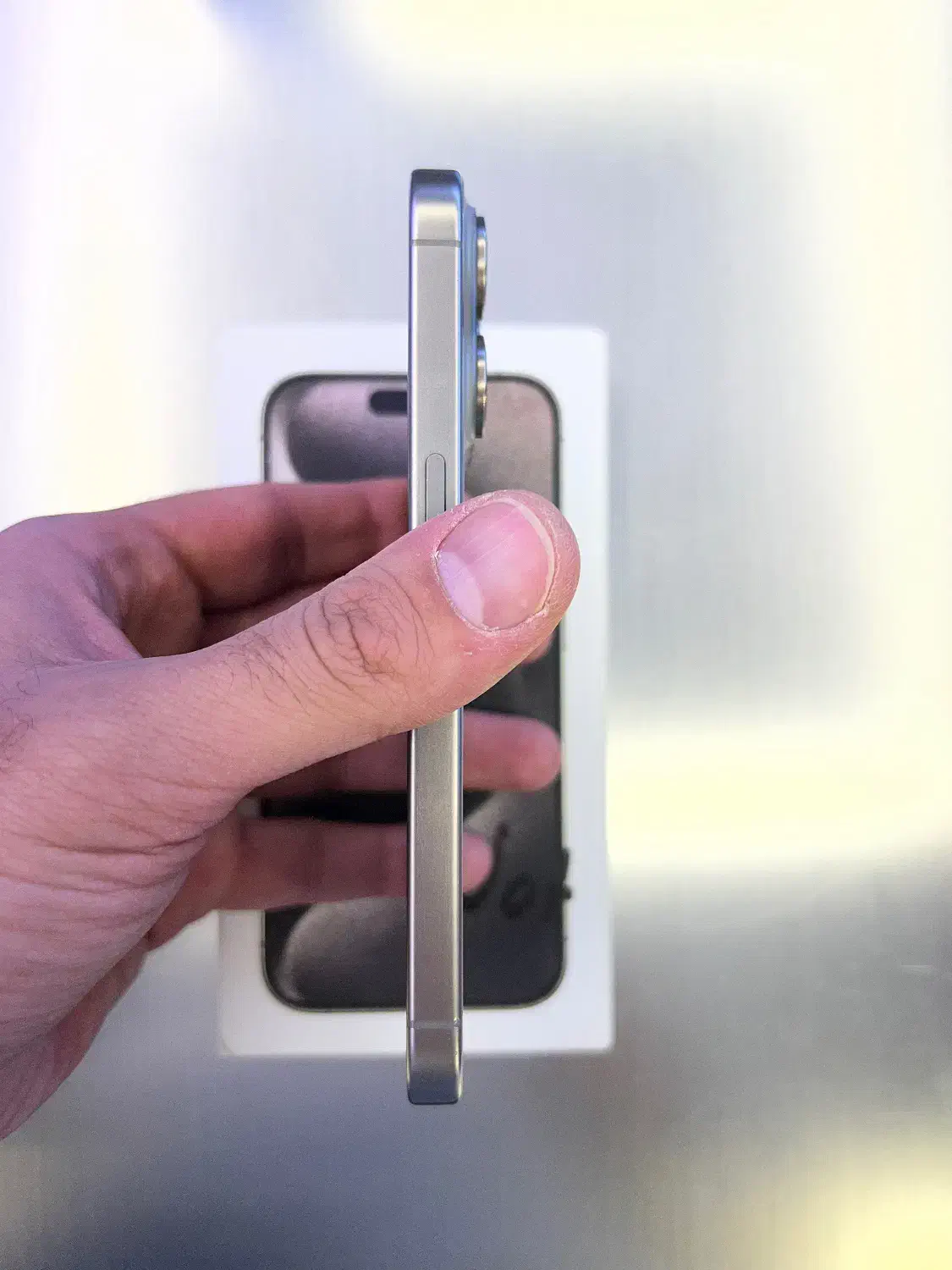 آیفون ۱۵ پرو ۲۵۶ CH باتری ۸۹٪ رجیسترشده|موبایل|تهران, سیمای ایران|دیوار