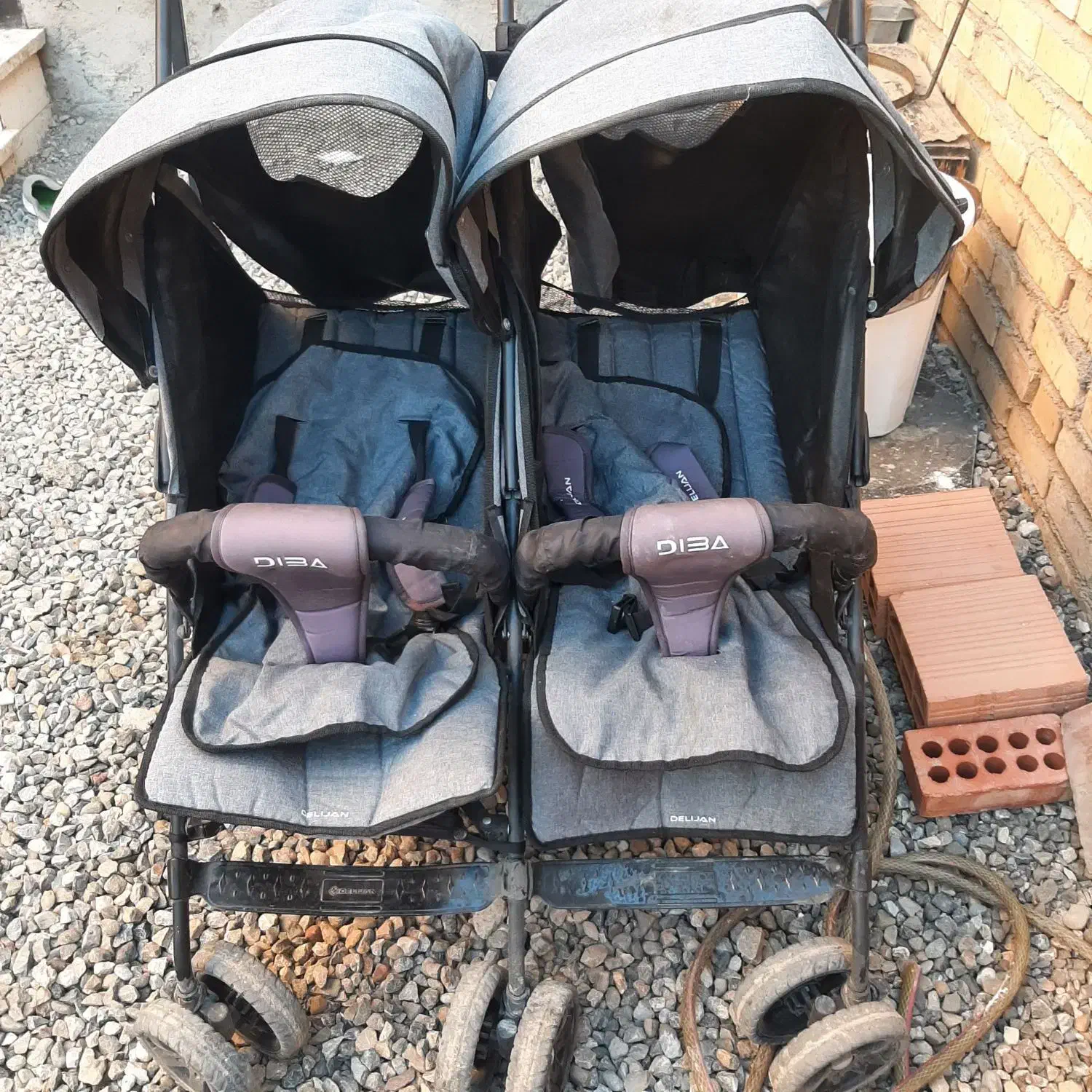 کالسکه دوقلو دلیجان|کالسکه و لوازم جانبی|گنبد کاووس, |دیوار