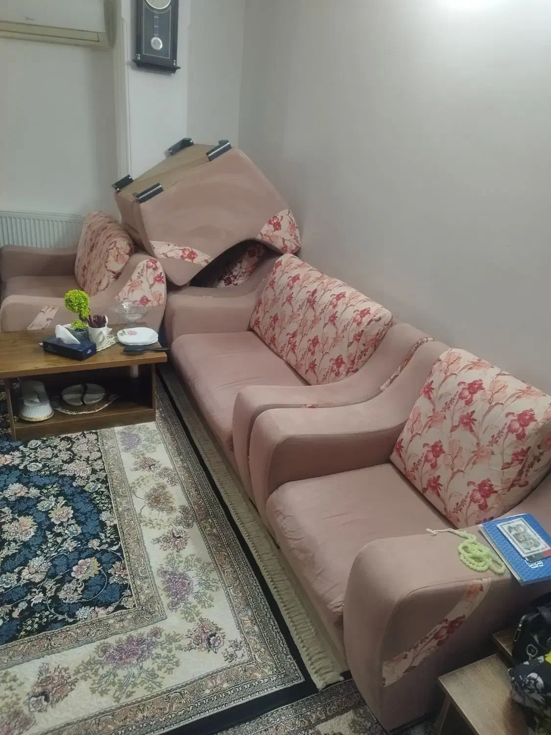 مبل ۷ نفره|مبلمان خانگی و میز عسلی|رودسر, |دیوار