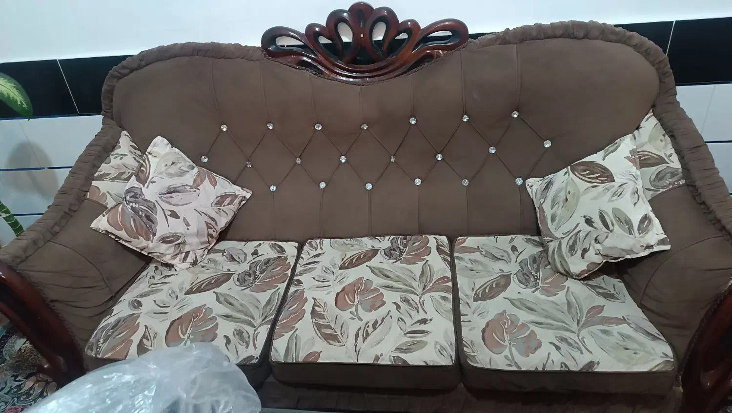 مبل ۷نفره فوم سرد|مبلمان خانگی و میز عسلی|تاکستان, |دیوار