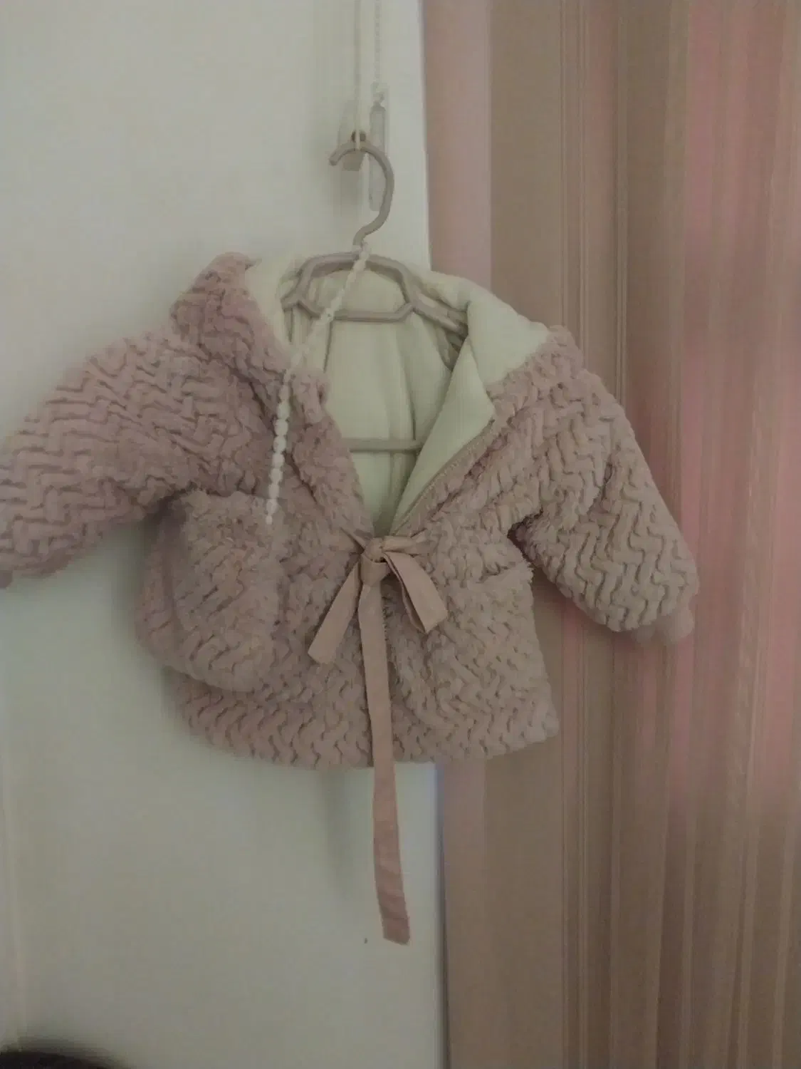 کاپشن خز دخترانه|کفش و لباس بچه|تربت‌حیدریه, پیشکوه|دیوار