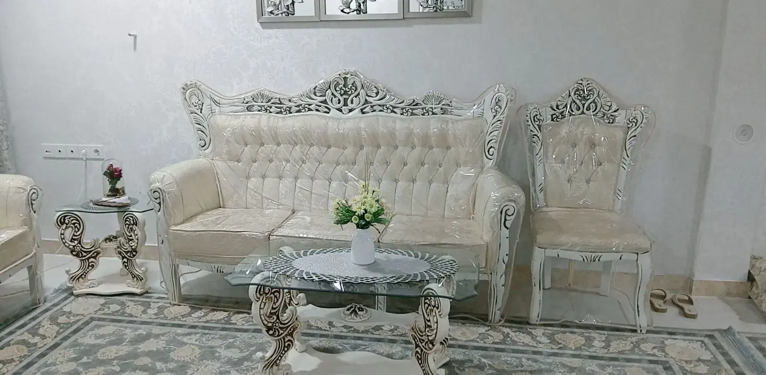 مبل ۹ نفره جنس عالی|مبلمان خانگی و میز عسلی|نورآباد, |دیوار