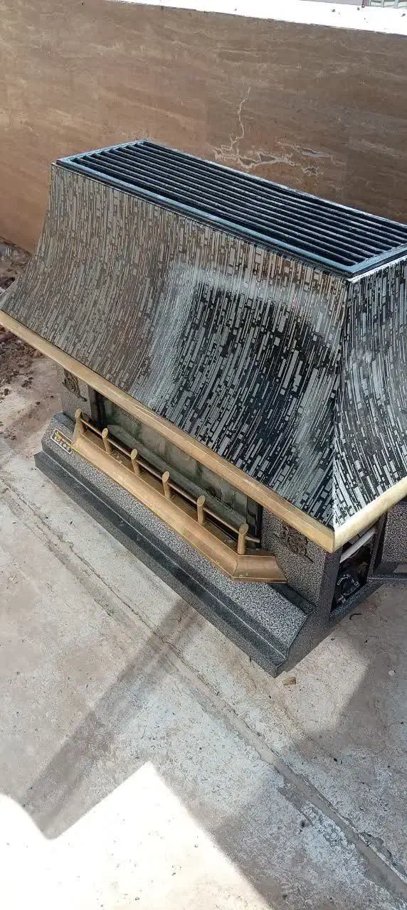 بخاری شومینه ورق سنگین و زخیم|بخاری، هیتر، شومینه|فردوس (خراسان), |دیوار