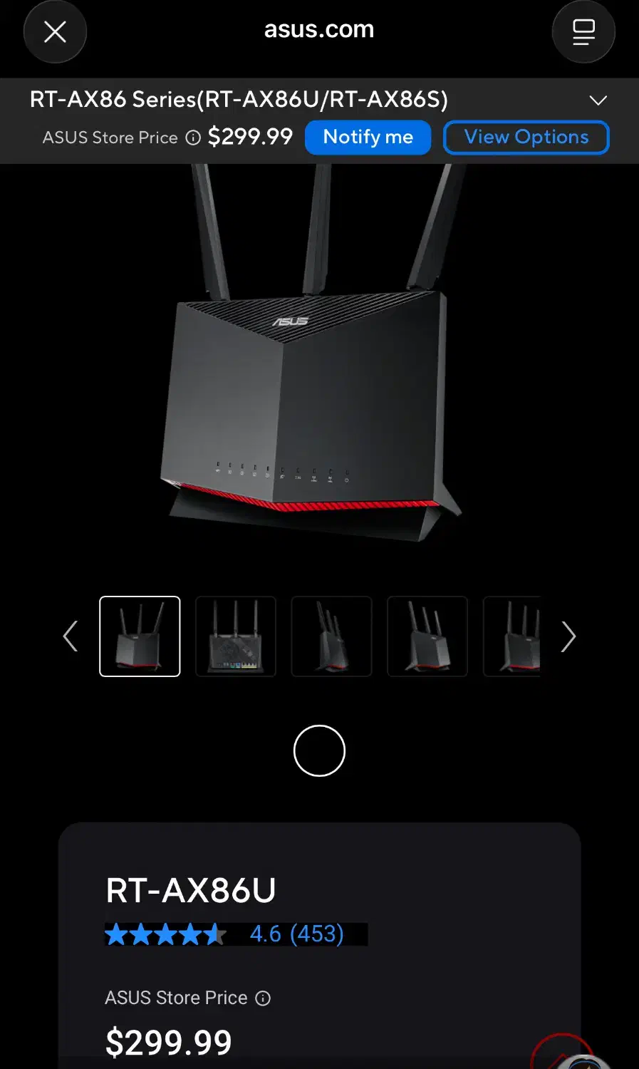 مودم/روتر ASUS RT-AX86U Pro|مودم و تجهیزات شبکه|اردبیل, |دیوار