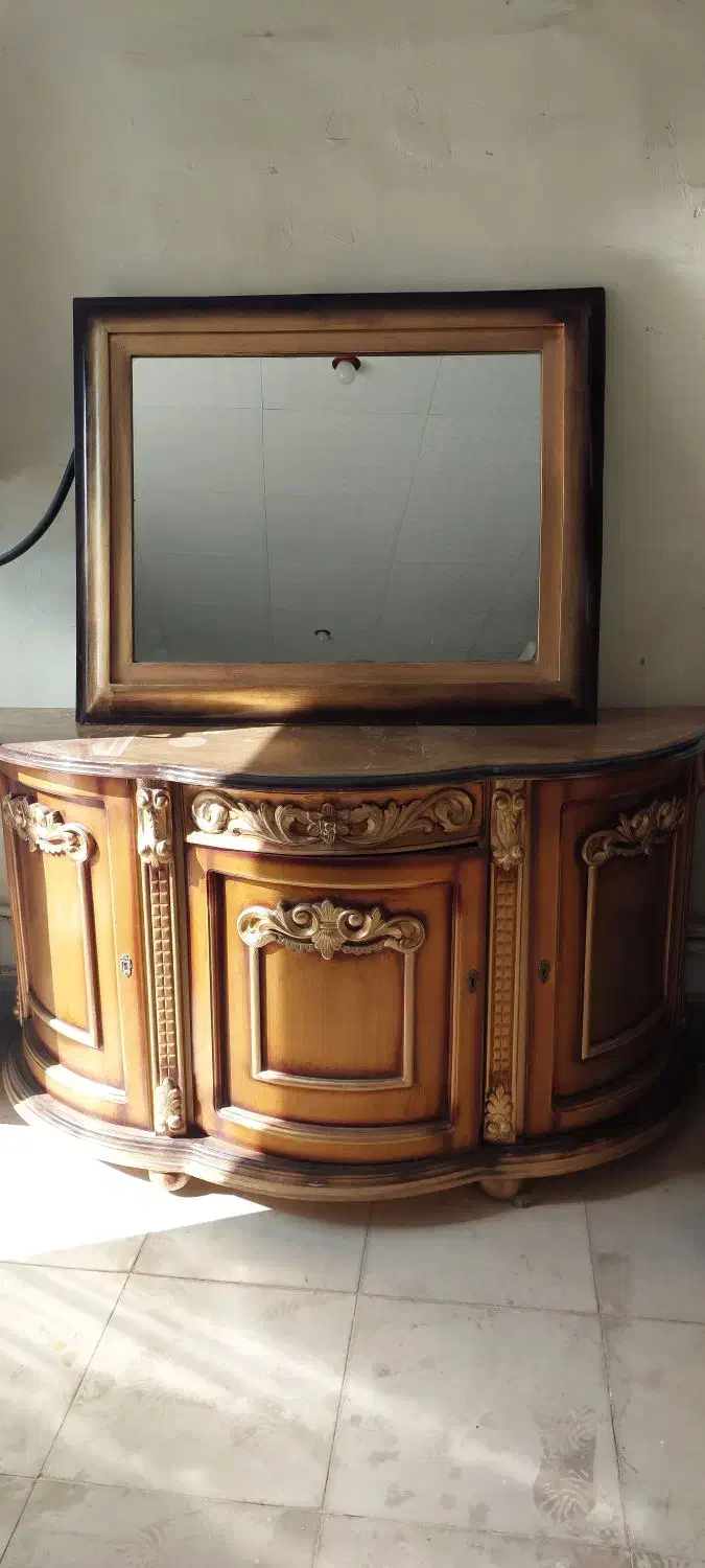 آینه کنسول|مبلمان خانگی و میز عسلی|اهر, |دیوار