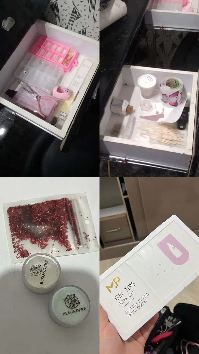 لوازم کاشت ناخن و میز و صندلی|آرایشگاه و سالن‌های زیبایی|رشت, رشتیان|دیوار